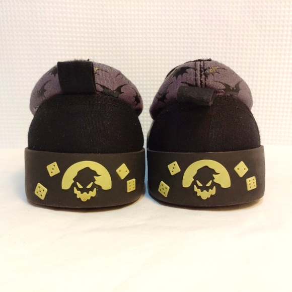 Disney Nightmare Before Christmas Ground Up Slip On Shoes Skimmers Loafers Flat - Picture 5 of 16